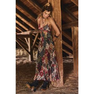 knee length dresses for ladies Farm Rio Women's Summer Garden Maxi Dress – Saint Bernard main image 0